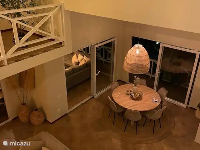 penthouse en Curazao, Banda Arriba (este), Jan Thiel – Ático Palmera Tropicana Salón