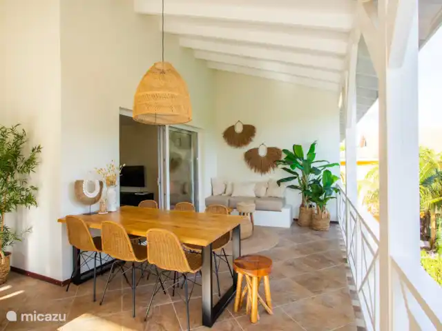 penthouse en Curazao, Banda Arriba (este), Jan Thiel – Ático Palmera Tropicana Amplia terraza