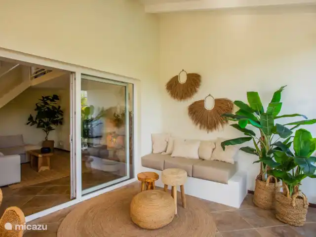 penthouse en Curazao, Banda Arriba (este), Jan Thiel – Ático Palmera Tropicana Amplia terraza