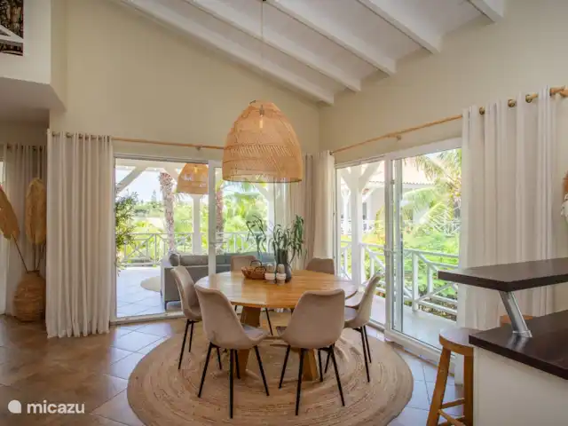 penthouse en Curazao, Banda Arriba (este), Jan Thiel – Ático Palmera Tropicana Salón