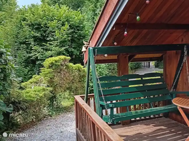 Chalé Barvaux en Bélgica, Ardenas, Barvaux-sur-Ourthe - chalet Banco de columpio