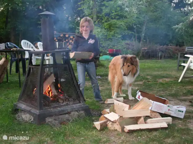 Chalé Barvaux en Bélgica, Ardenas, Barvaux-sur-Ourthe - chalet calentador al aire libre