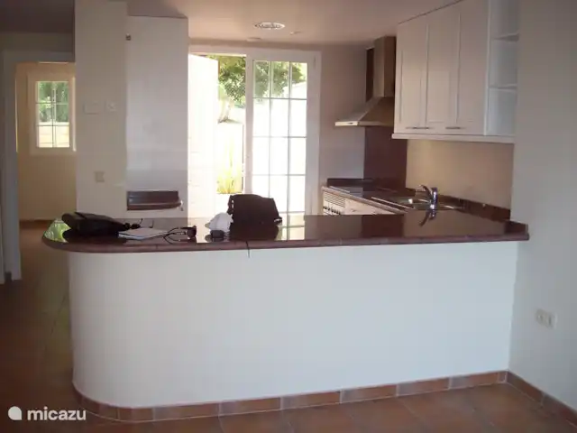 Parcs d'attractions, Espagne, Costa Blanca, Calpe, maison mitoyenne Azalea Ouvrir