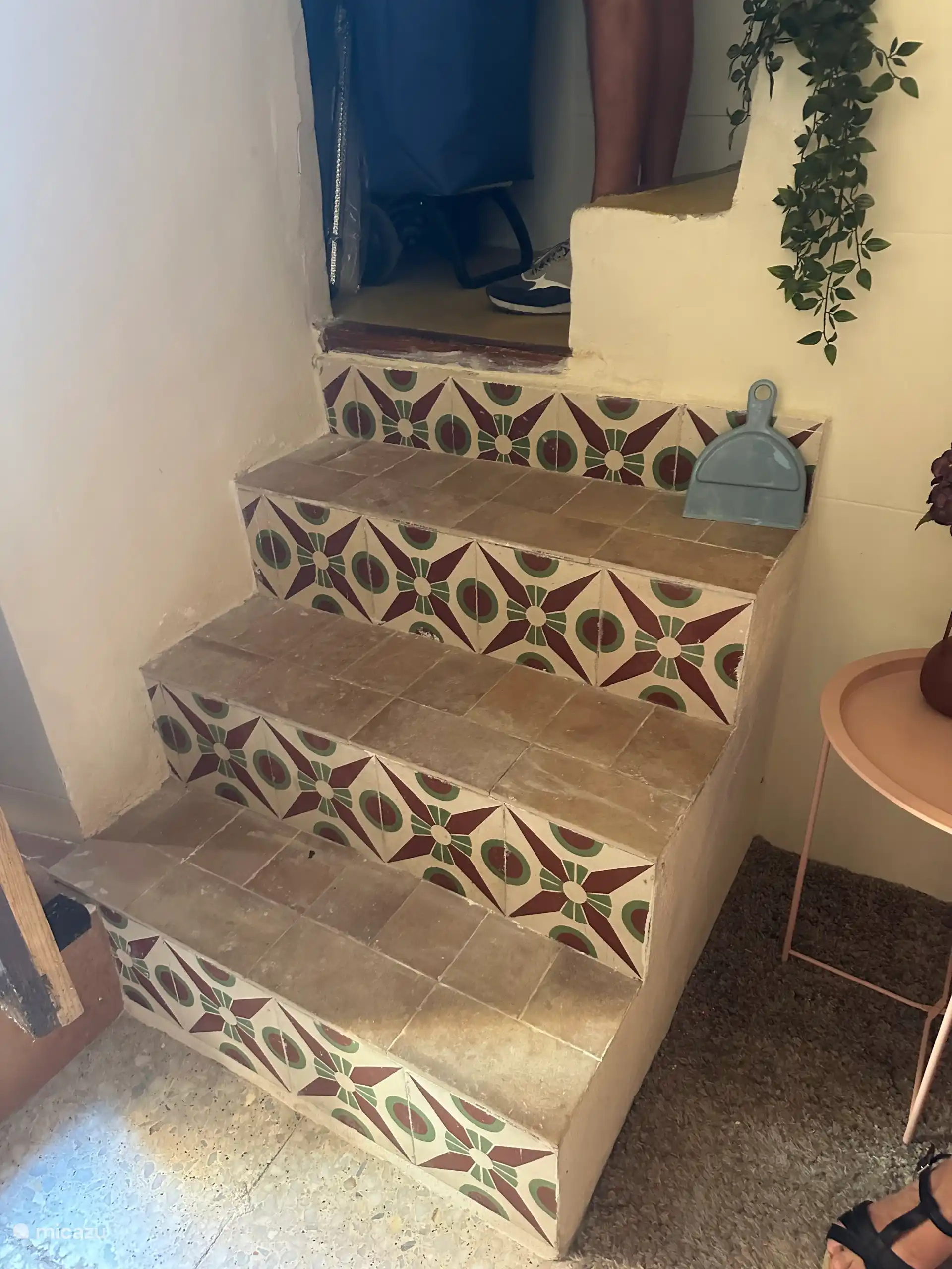 The first staircase to the loft