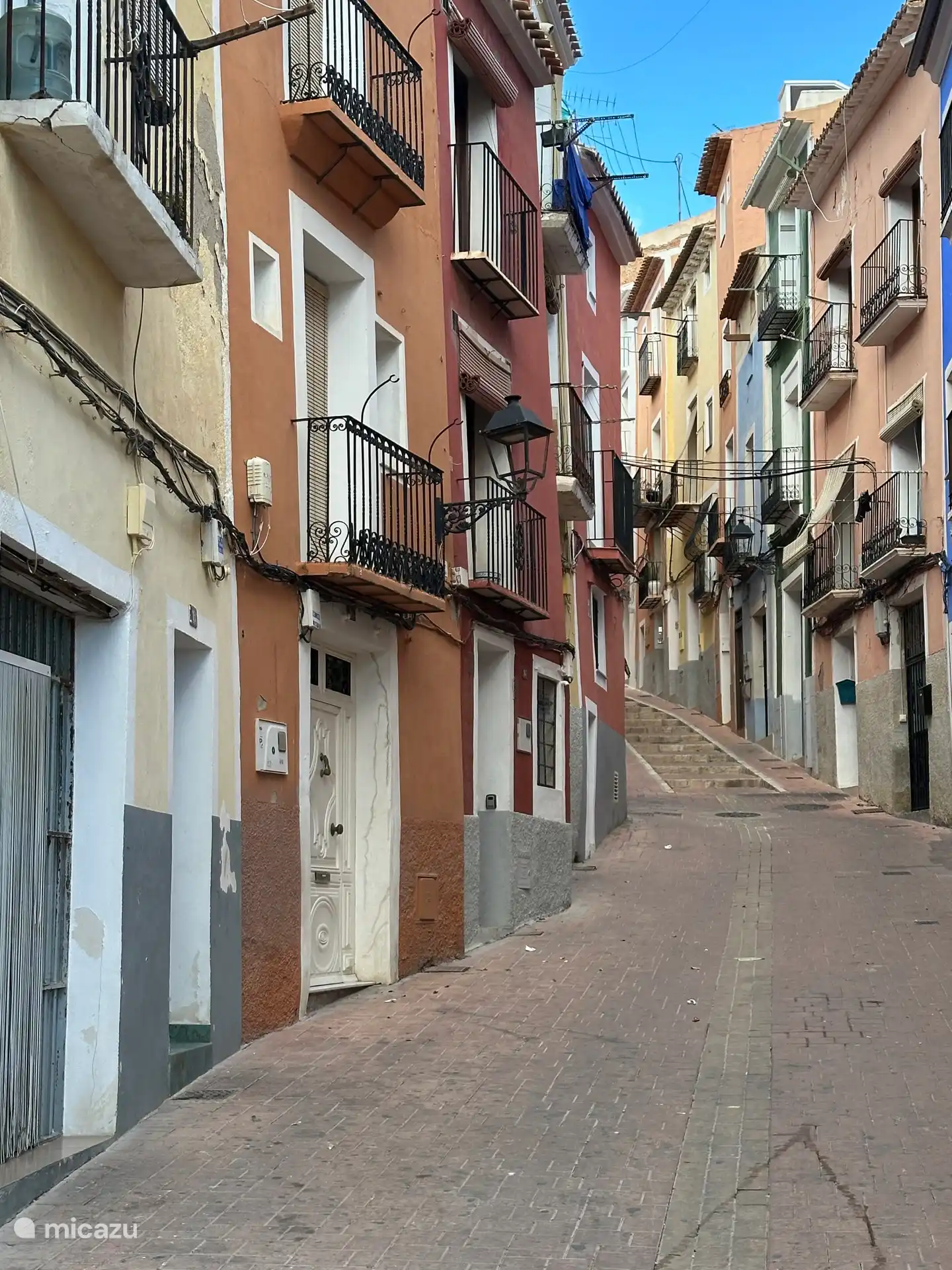 Straatje van de buren, dit is de mooie oude stad, een wereld erfgoed 