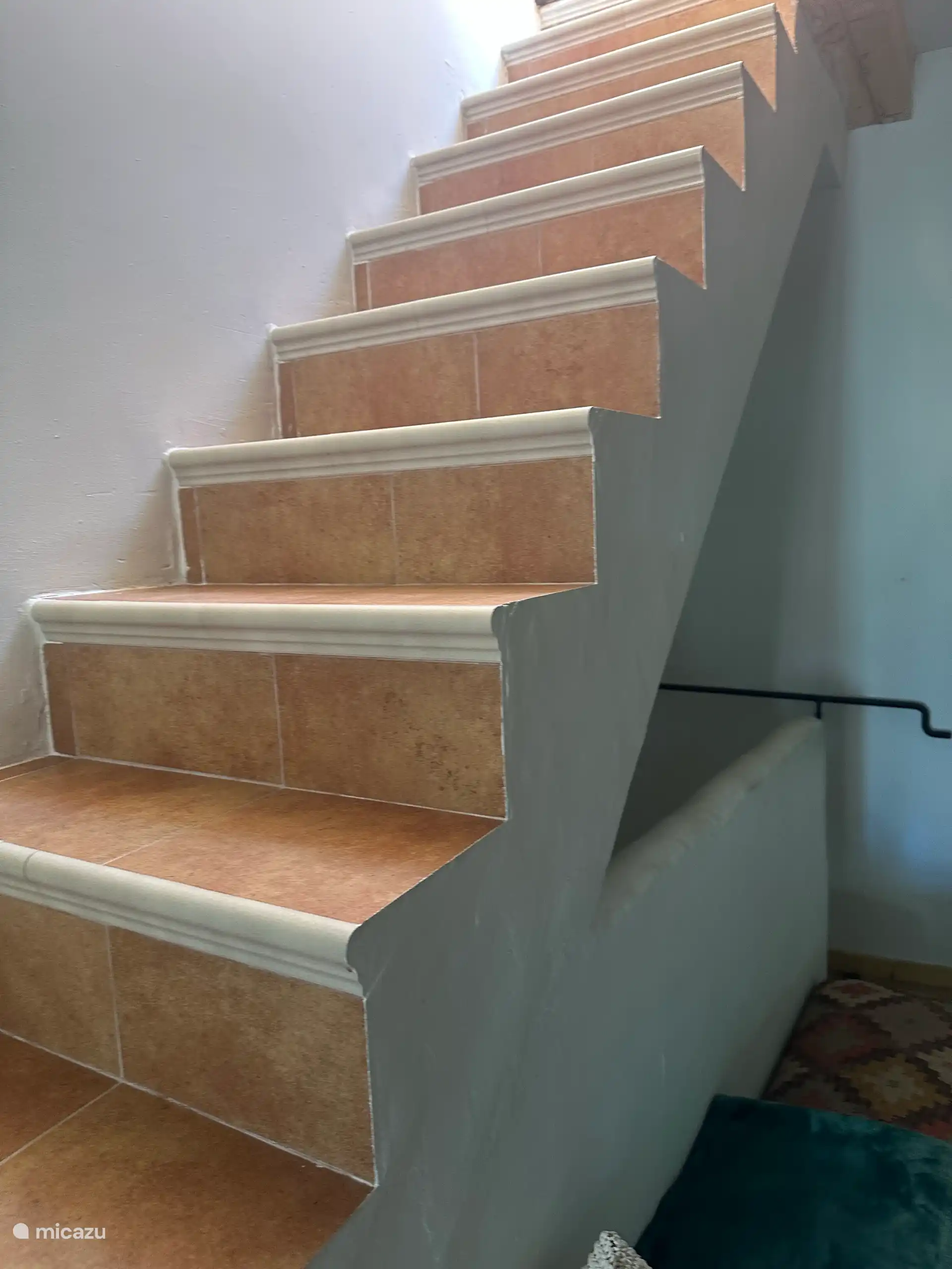 The last staircase to the roof terrace