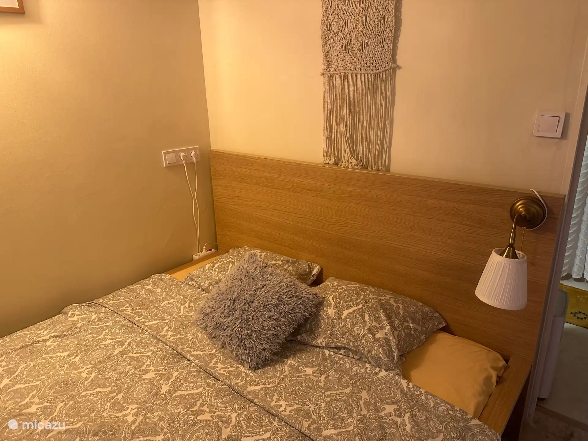 The bedroom on the ground floor