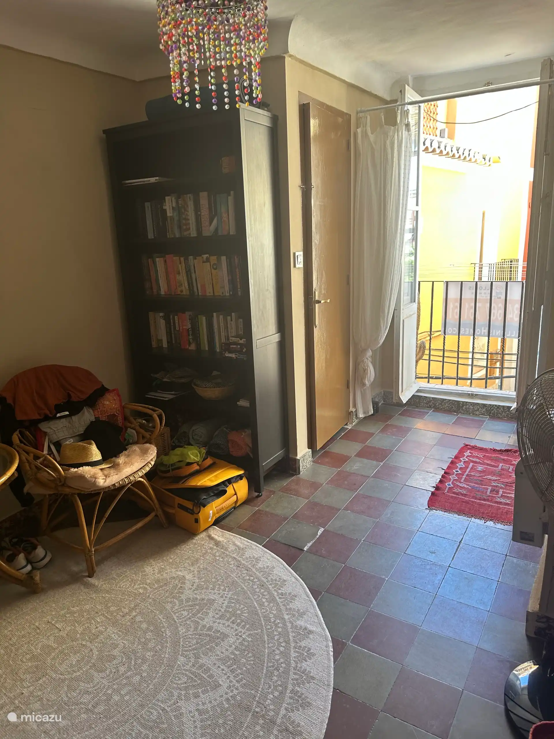 The second floor with the bedroom, second bathroom and toilet