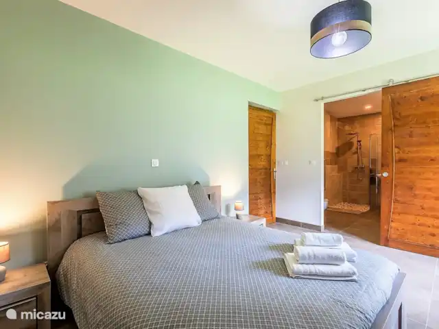 Casa de diseño ecológico Ducarinne en Francia, Lot y Garona, Argenton - villa El dormitorio