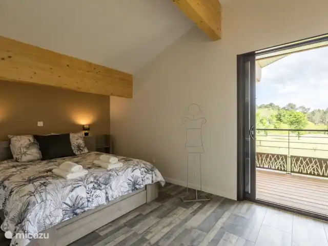 Casa de diseño ecológico Ducarinne en Francia, Lot y Garona, Argenton - villa El dormitorio