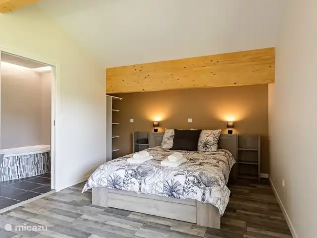 Casa de diseño ecológico Ducarinne en Francia, Lot y Garona, Argenton - villa El dormitorio