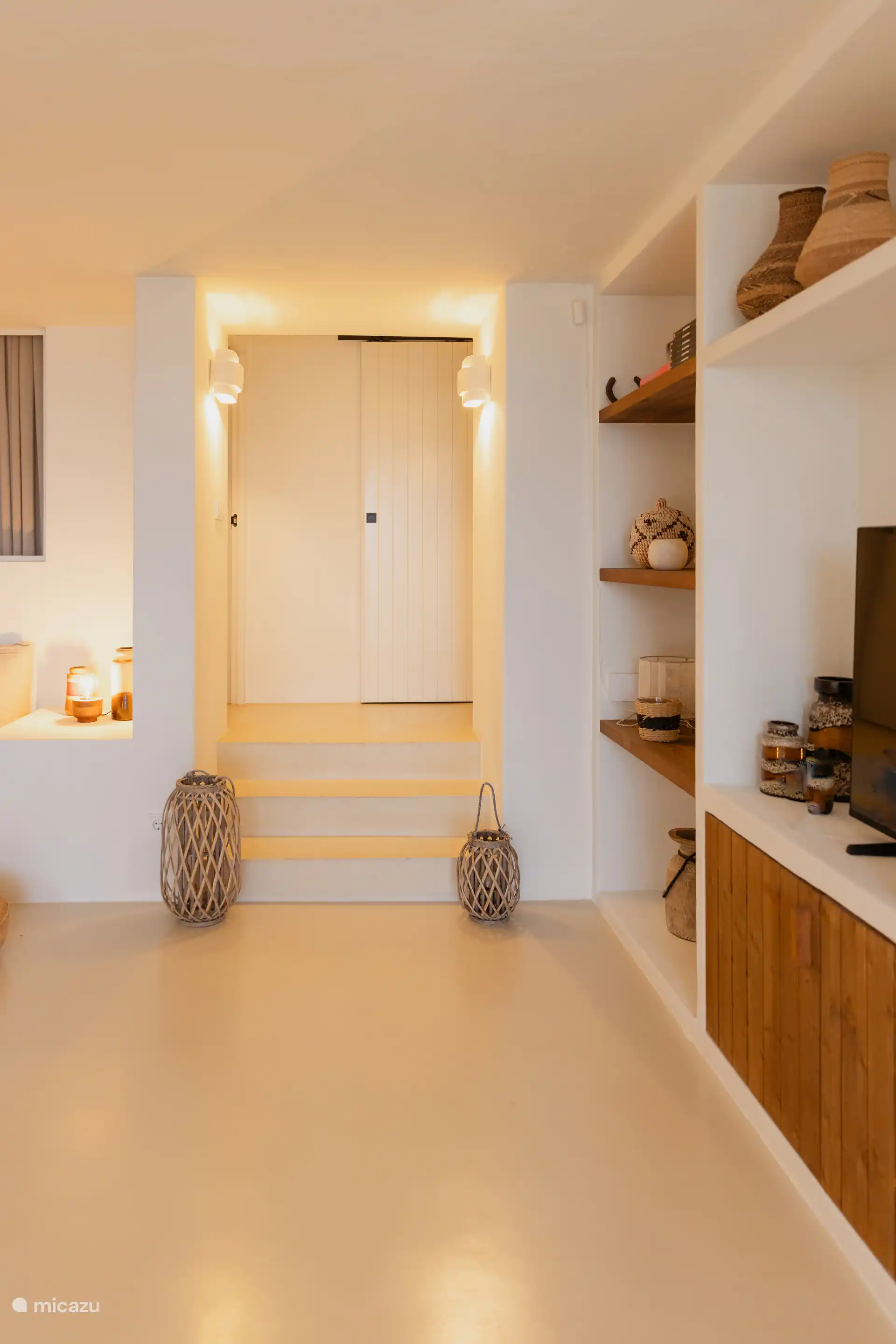 Our atmospheric lighting makes it so cozy