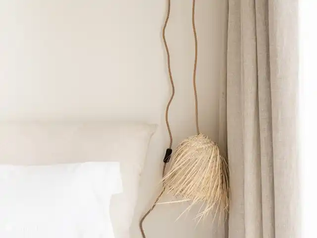 Sueño. Casa Ana María en España, Ibiza, Cala Vadella - bungaló Dormitorio Arena. Aire acondicionado Calor/Frio