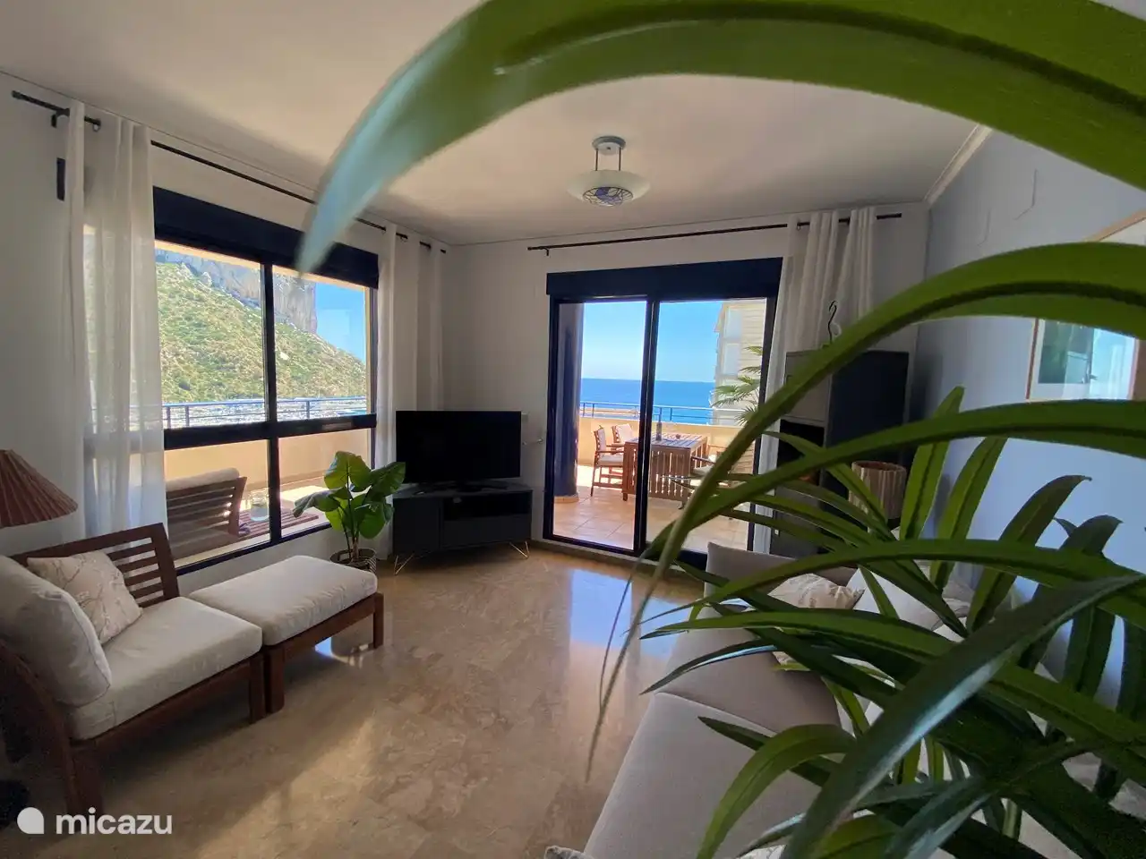 Lots of light in the living room