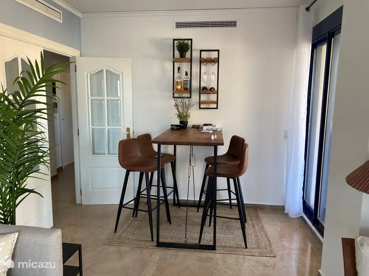 French doors in the living room