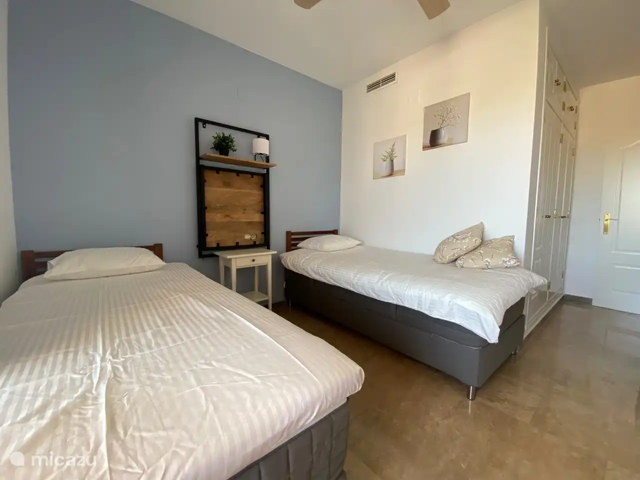 The second bedroom seen from the balcony