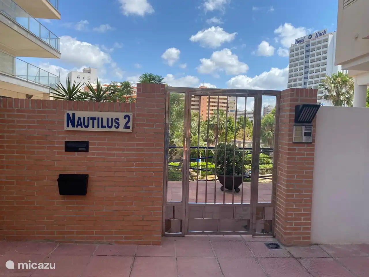 Entrance of the complex, main entrance