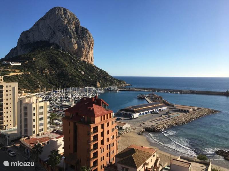Holiday home in Spain, Costa Blanca, Calpe Apartment Maroen sun, sea, terrace and view