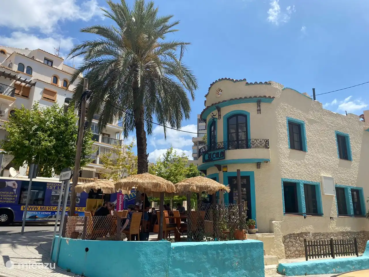 Around the corner on the corner