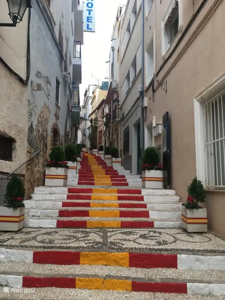 The Spanish Steps in Calpe.
