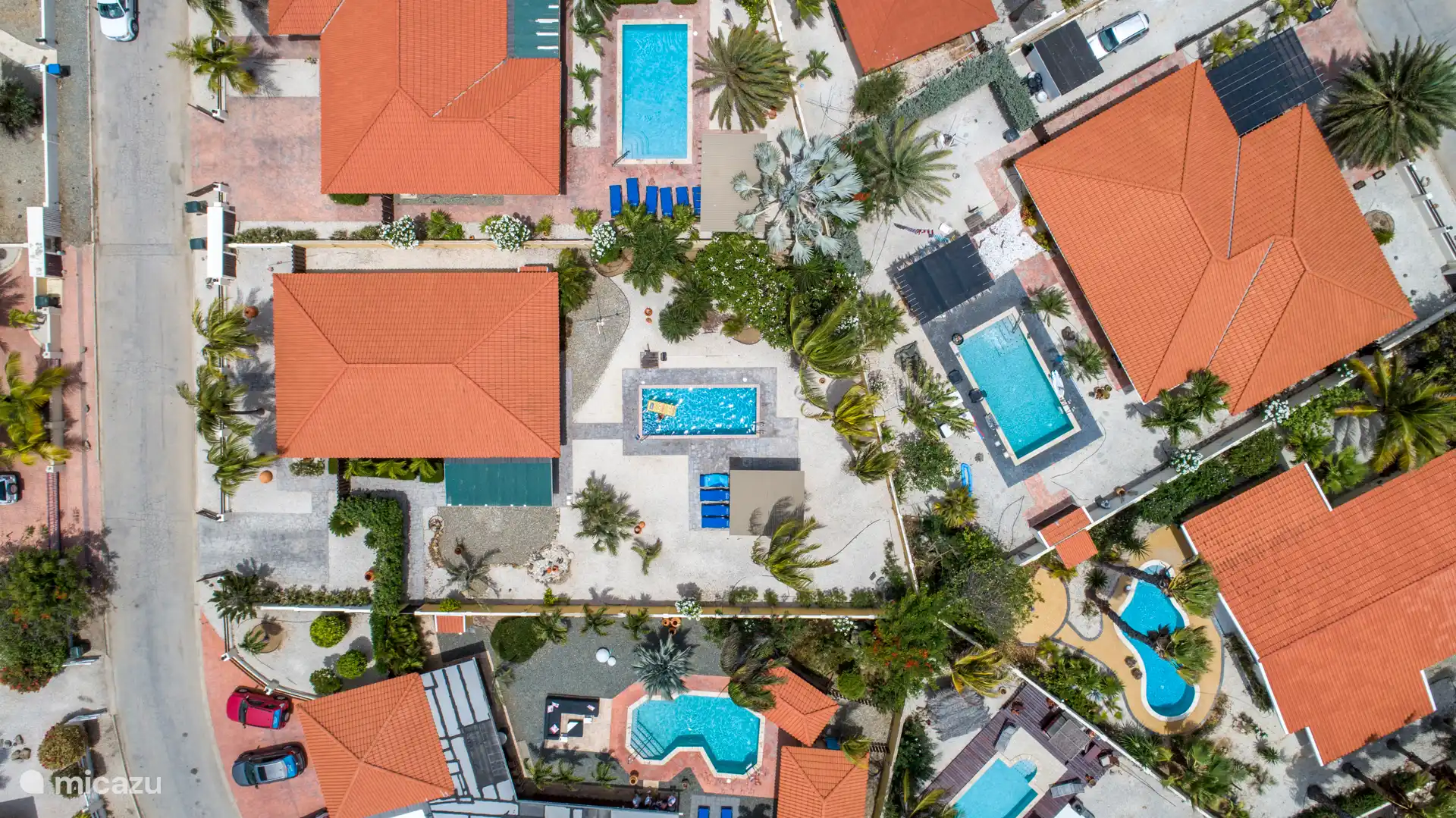 Foto aus der Luft in dieser schönen ruhigen Gegend