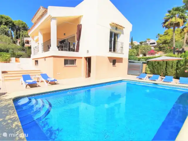 Villa Nova à Moraira  | Espagne, Costa Blanca, Moraira - villa 8 transats autour de la piscine