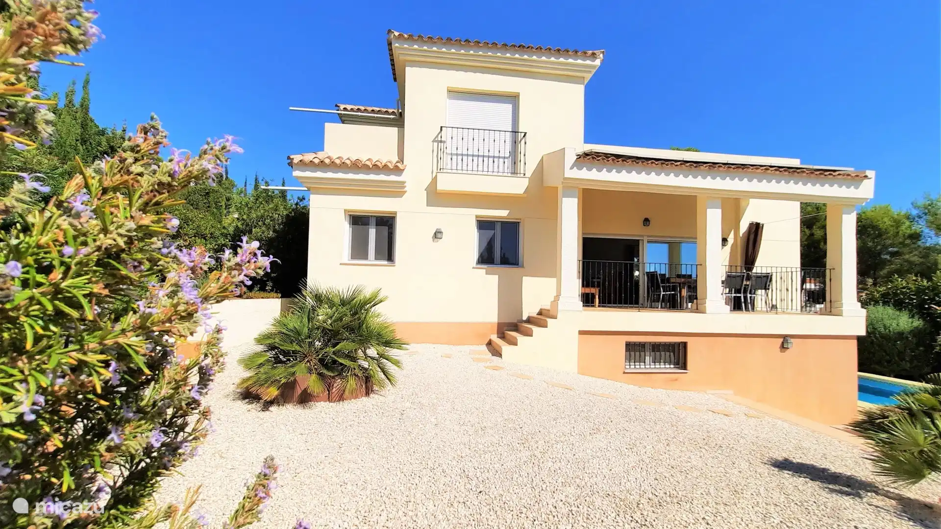 The back of the house