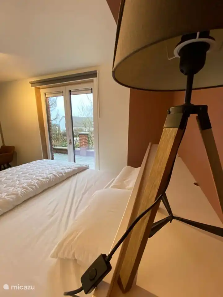 Detail großes Schlafzimmer im Erdgeschoss.