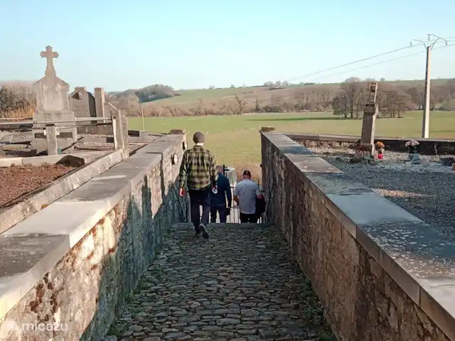 Chateau Brûlant huren in België, Ardennen, Somme-Leuze - vakantiehuis Uitzicht tijdens een wandeling in de buurt.