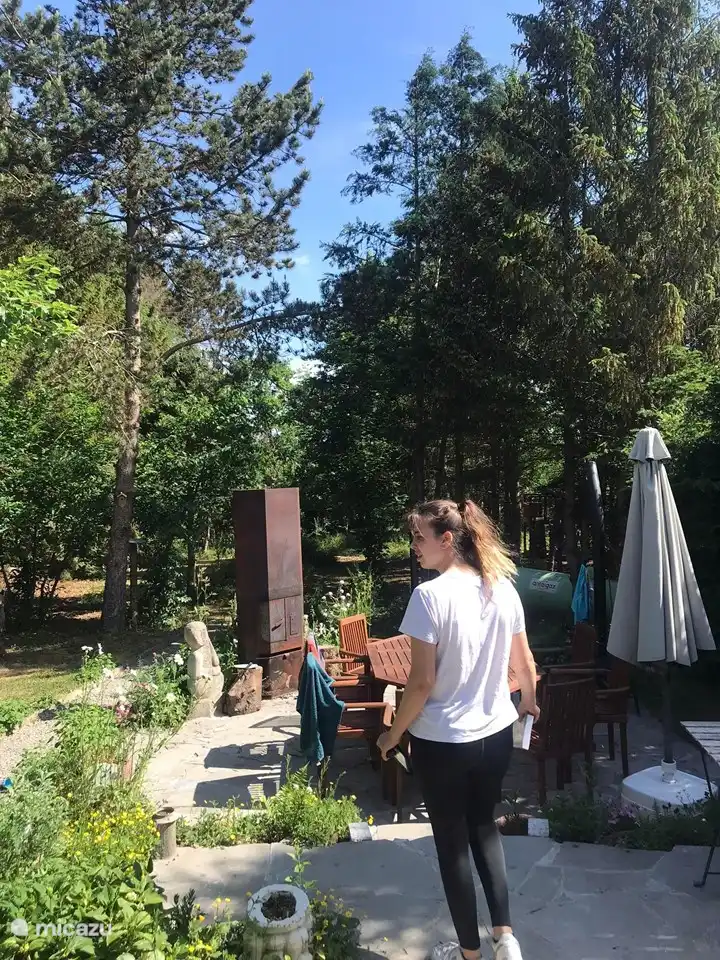 Die Bäume sorgen im Sommer für Abkühlung.