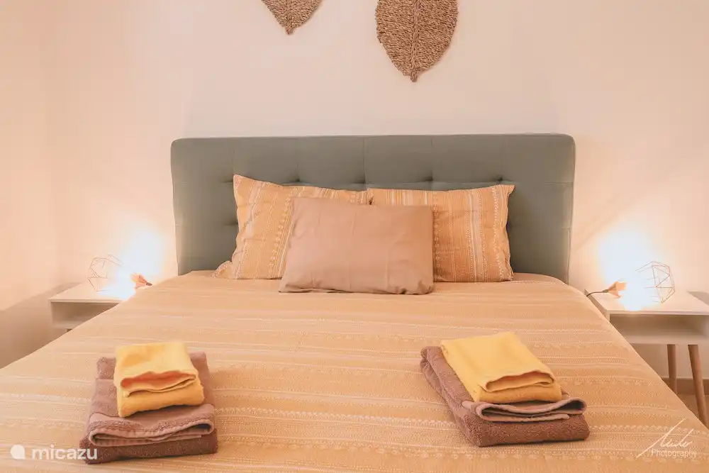 Slaapkamer appartement Baleal.