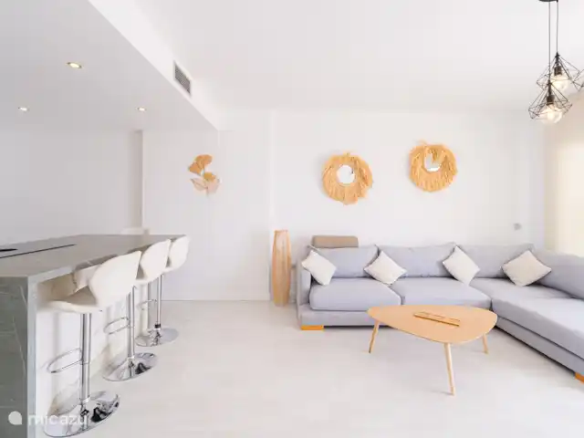 Location de Vacances Espagne, Costa Blanca, Altea Hills, appartement - Casa Dorada salon et cuisine