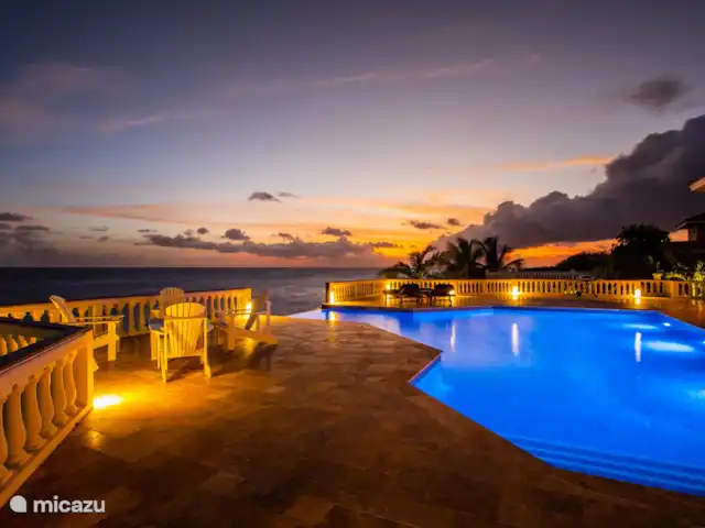 Alojamiento de lujo, Curazao, Bandabou (oeste), Coral Estate, Rif St.Marie, villa Sunset House