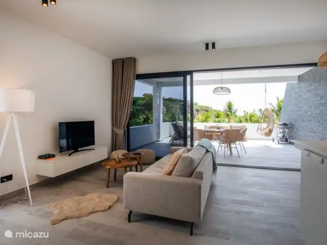 Le récif Curaçao 19 | Curaçao, Curaçao-Centre, Blue Bay - appartement Le salon