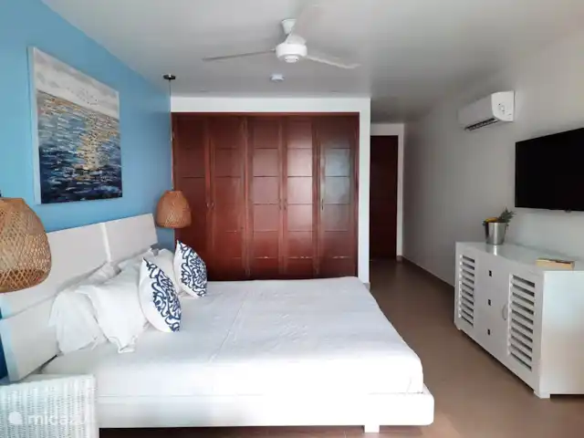 Villa sur la plage Sol y Mar, Carthagène COL | Colombie, Bolivar, Cartagena de Indias - villa Chambre spacieuse avec climatisation et TV