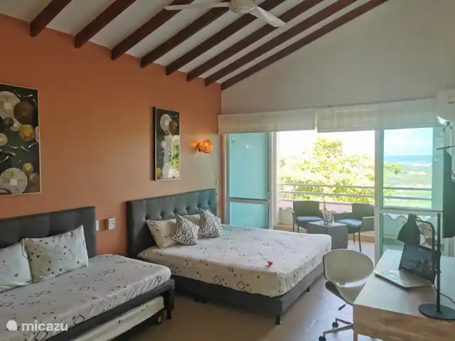 Villa sur la plage Sol y Mar, Carthagène COL | Colombie, Bolivar, Cartagena de Indias - villa Chambre neuve avec salle de bain privée, tout confort et joli balcon