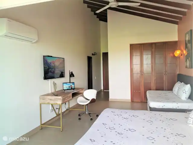 Villa sur la plage Sol y Mar, Carthagène COL | Colombie, Bolivar, Cartagena de Indias - villa Chambres entièrement neuves, celles-ci avec lit King et 2 lits simples, climatisation, smart TV avec chaînes internationales, ventilateur, placards spacieux et salle de bain privée avec eau chaude et froide