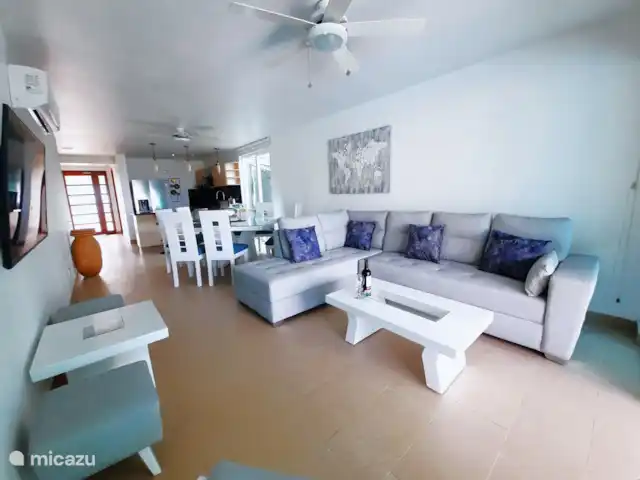 Villa sur la plage Sol y Mar, Carthagène COL | Colombie, Bolivar, Cartagena de Indias - villa Salon entièrement neuf avec air conditionné et ventilateurs