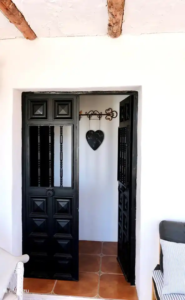 Gemütliche spanische Haustür.