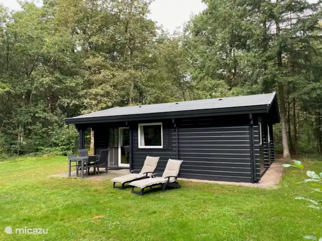 Eekhoorn, heerlijke Finse bungalow huren in Nederland, Gelderland, Hengelo - vakantiehuis Fijne tuinset en 2 loungestoelen