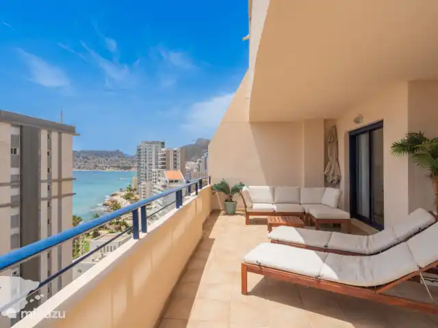Maroen | Espagne, Costa Blanca, Calpe - appartement Terrasse privée avec une vue magnifique sur la mer et le Peñon d’Ifach