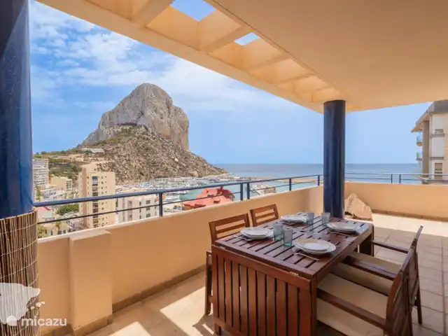 Maroen | Espagne, Costa Blanca, Calpe - appartement Terrasse privée avec une vue magnifique sur la mer et le Peñon d’Ifach