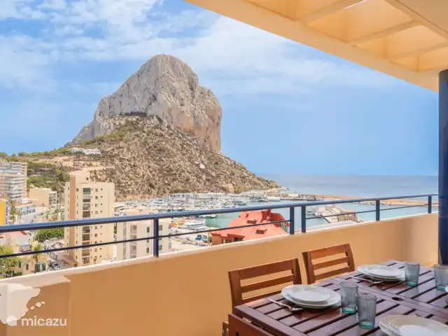 Maroen | Espagne, Costa Blanca, Calpe - appartement Terrasse privée avec une vue magnifique sur la mer et le Peñon d’Ifach