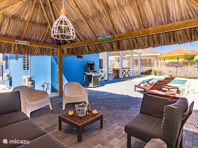Casa Colori Curaçao | Curaçao, Banda Abou (ouest), Fontein - villa Grand palapa confortable de 5x3mtr
