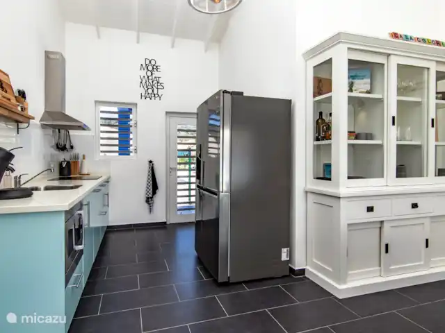 Casa Colori Curaçao | Curaçao, Banda Abou (ouest), Fontein - villa Cuisine avec divers équipements et frigo américain