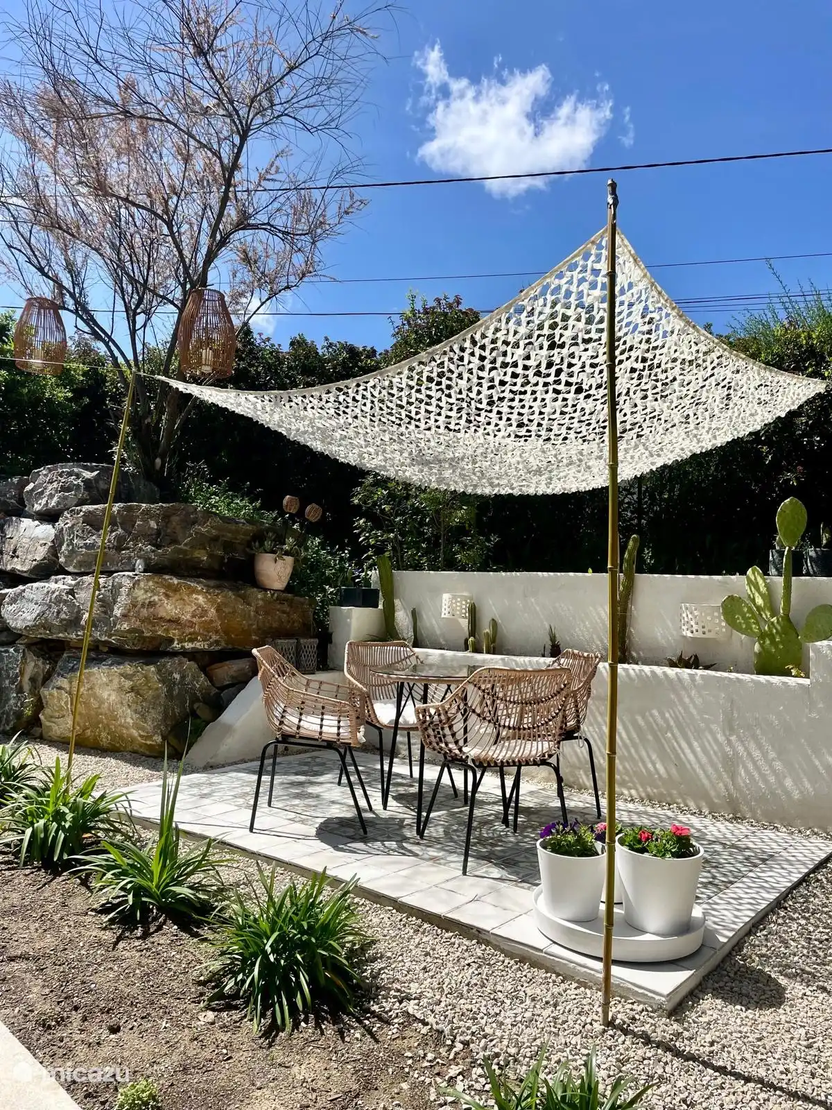 Terrasse neben dem Studio