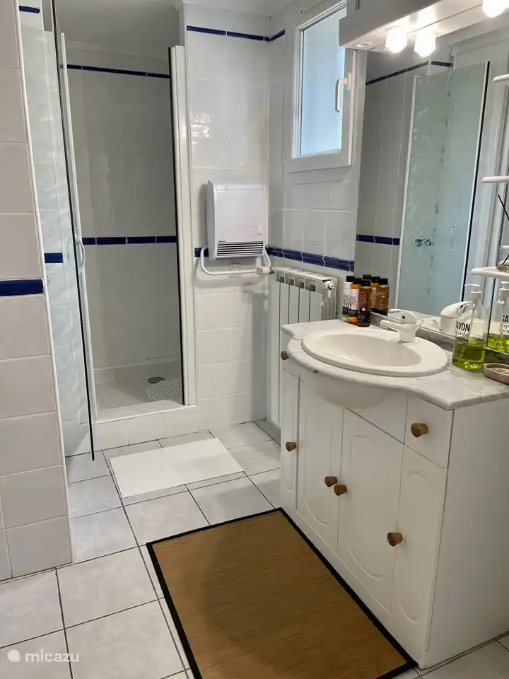 Dusche und Waschbecken Studio