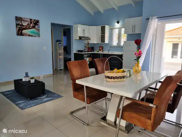 casa vacacional en Curazao, Curazao Centro, Bottelier – Top casa de vacaciones con piscina Sala de estar