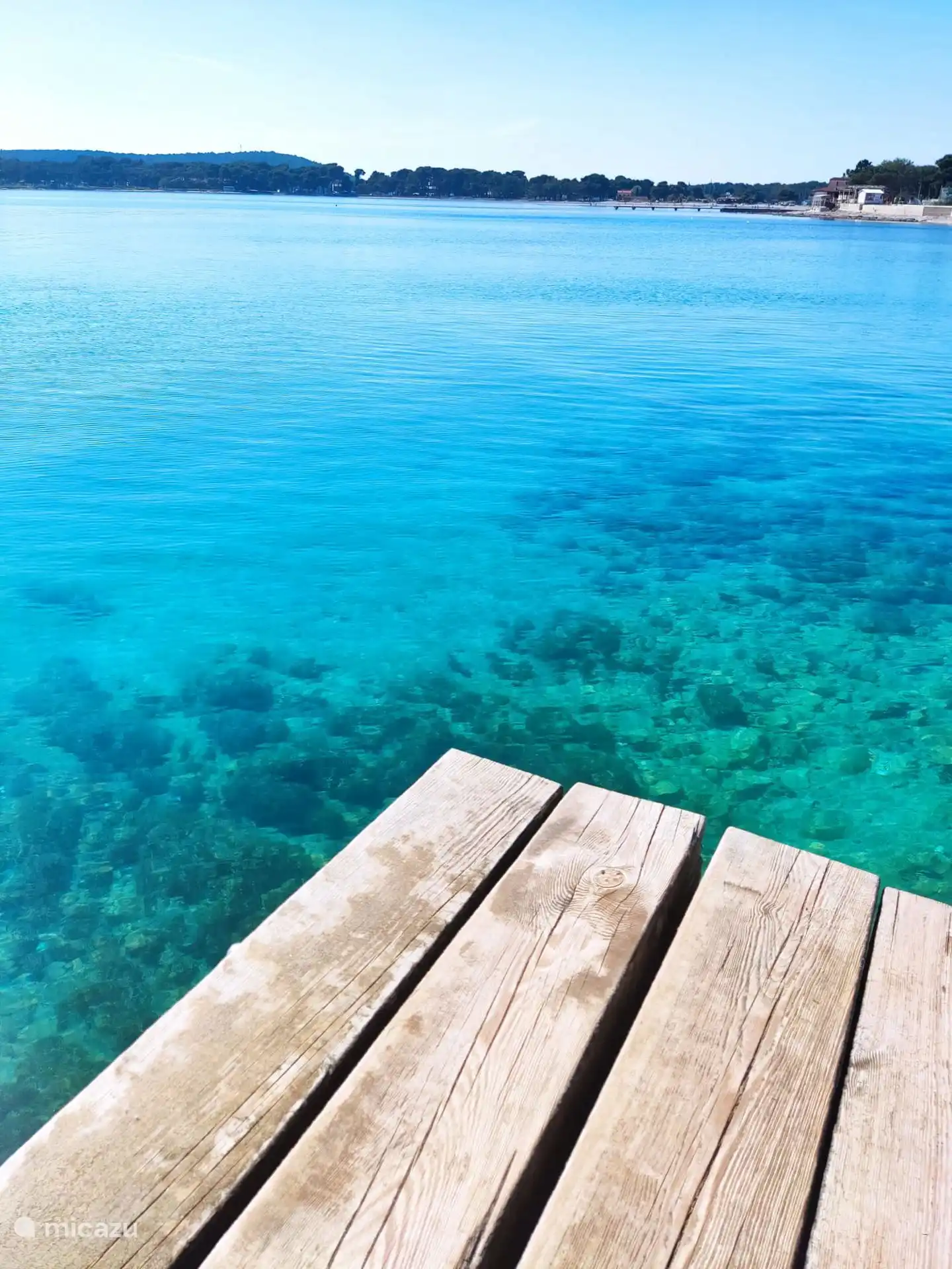 Mar Adriático en la playa de Belvedere