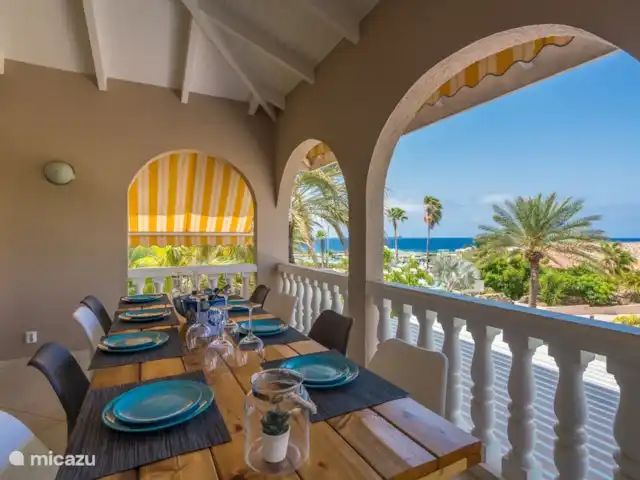 Way2Cool appartement Ocean Resort | Curaçao, Banda Ariba (est), Mambo Beach - penthouse Véranda avec vue mer